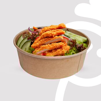 Crispy Chicken Salat Crispy Chicken Salat