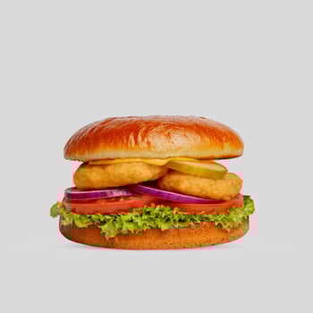 Chicken Nugget Burger Chicken Nugget Burger