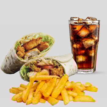 Rösti Filet Wrap als Menü Rösti Filet Wrap als Menü