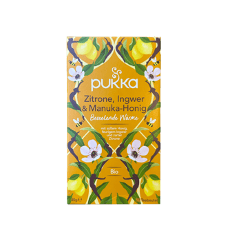 Zitrone, Ingwer & Manuka-Honig - Pukka