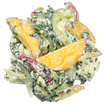 Pfirsich Ziegenkäse