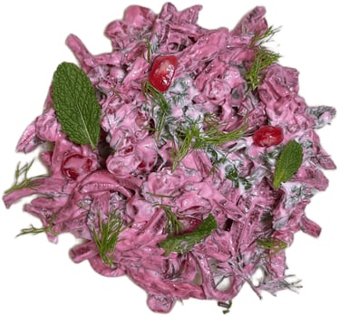 Rote Rüben Granatapfel Salat groß