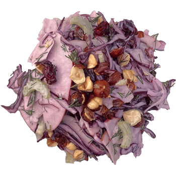 Dunkler Waldorfsalat