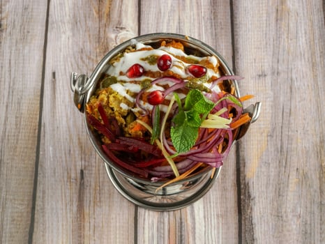 Aloo Tikki Chaat-Astic Aloo Tikki Chaat-Astic