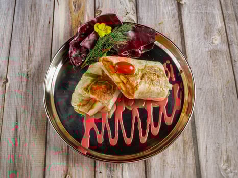 Masala Paneer Wrap Masala Paneer Wrap