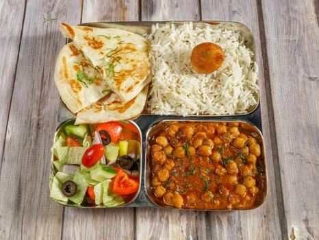 Chana Masala Thali Chana Masala Thali
