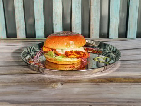 Masala Paneer Burger Masala Paneer Burger