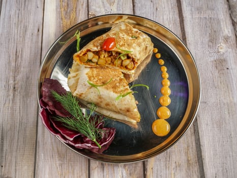 Chana Masala Wrap Chana Masala Wrap