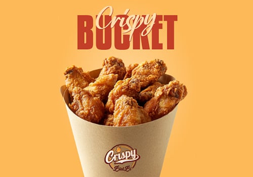 Crispy Bucket MENÜ (15 Wings)