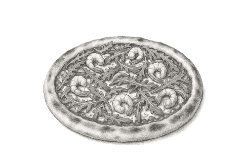 Pizza Gamberetti ø 50cm