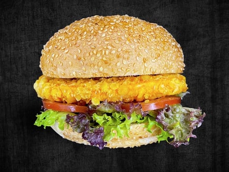 Crispy-Chicken-Burger einzeln Crispy-Chicken-Burger einzeln