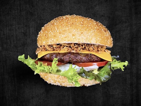 Cheeseburger einzeln Cheeseburger einzeln