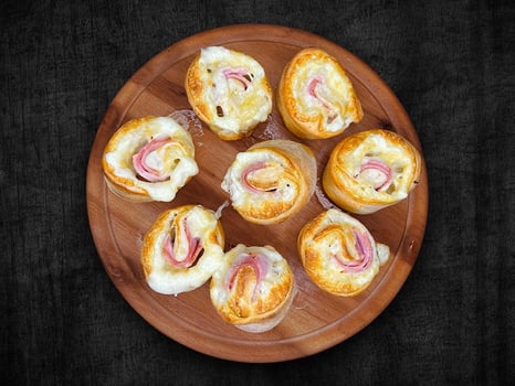 Pizzabrötchen Pute