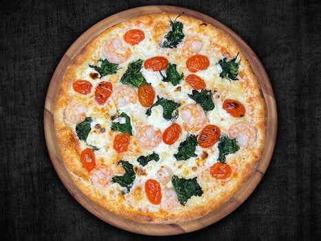 Pizza Garnelen Normal, ø 26cm Pizza Garnelen Normal, ø 26cm