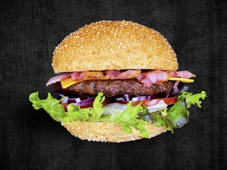 Bacon Burger einzeln
