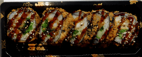 Fried crispy chicken roll