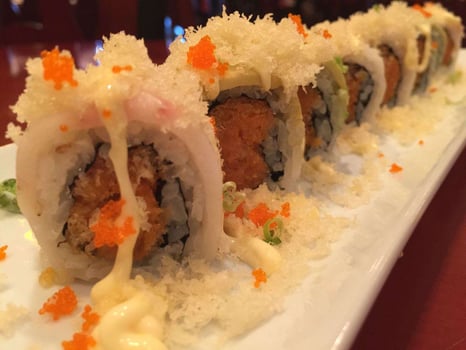 Crispy tuna roll