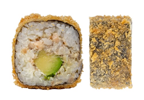 Panko Salmon Salat Roll Panko Salmon Salat Roll