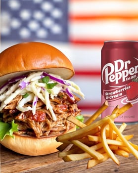 Pulled Pork Burger Menü