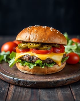 Chili-Cheeseburger Menü