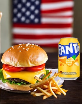 Cheeseburger Menü