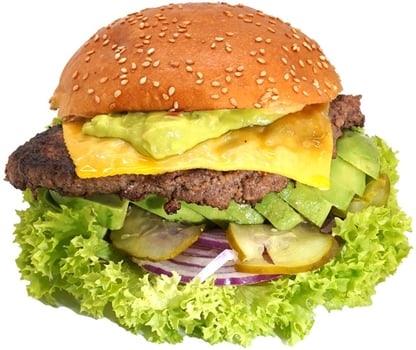 Avocado Burger einzeln