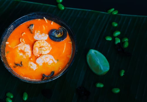 Koreanische Tom Yom Suppe