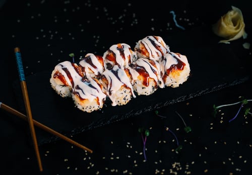 Pearl Salmon Baked Roll