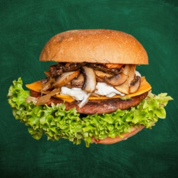 Vegan Champignon Trüffel Burger Vegan Champignon Trüffel Burger