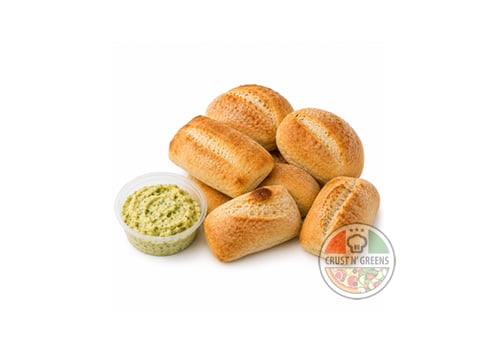 Pizzabrötchen mit Knoblauchbutter