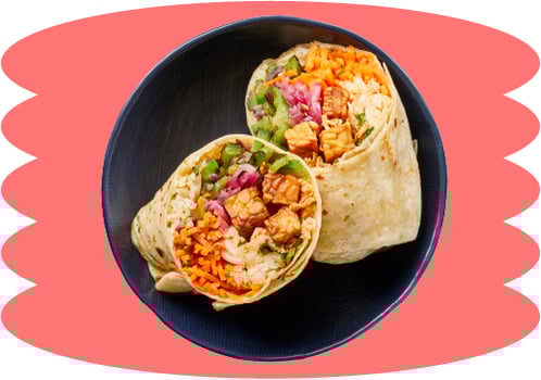 Fresh Asian Burrito Tempeh Fresh Asian Burrito Tempeh