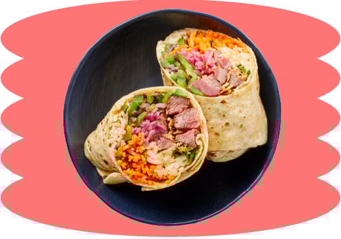 Fresh Asian Burrito Beef Fresh Asian Burrito Beef