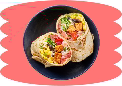 Classic Latin Burrito Tempeh Classic Latin Burrito Tempeh