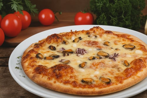 Pizza Seafood Pizza Seafood