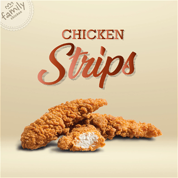American chicken strips 4 stuks