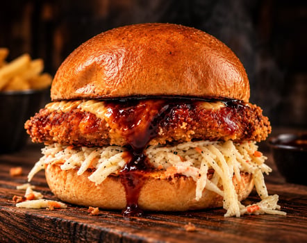 Korean Barbecue Chicken Burger Korean Barbecue Chicken Burger