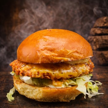 Buffalo Chicken Cheese Burger Buffalo Chicken Cheese Burger