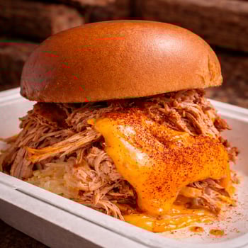 Pulled Pork Cheese Burger Pulled Pork Cheese Burger