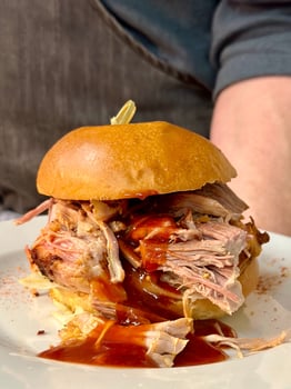 Pulled Pork BBQ Burger