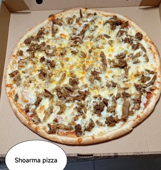 Kalfsdöner pizza Kalfsdöner pizza