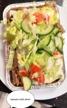 Kapsalon kalfsvlees Kapsalon kalfsvlees