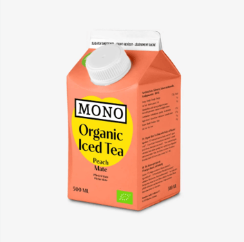 MONO Organic Iced Tea Peach Mate 0,5l MONO Organic Iced Tea Peach Mate 0,5l