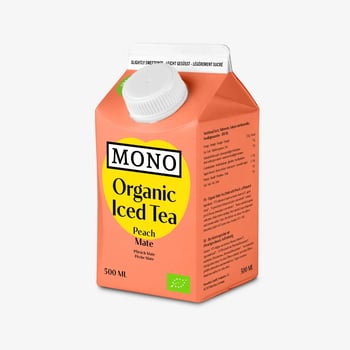 MONO Organic Iced Tea Peach Mate 0,5l MONO Organic Iced Tea Peach Mate 0,5l