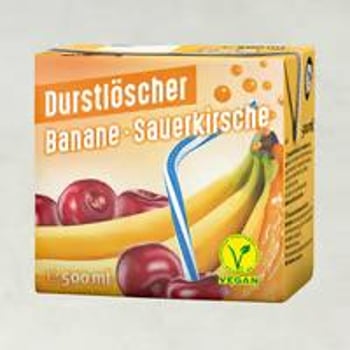 Durstlöscher Banane-Sauerkirsche