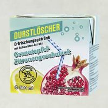 Durstlöscher Granatapfel-Zitrone