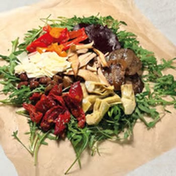 Vegetarische Antipasti für 8 Personen Vegetarische Antipasti für 8 Personen