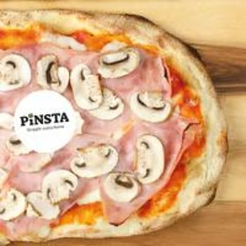 1/2 Pinsta Prosciutto e Funghi 1/2 Pinsta Prosciutto e Funghi