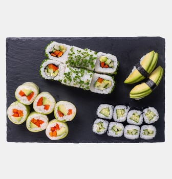 Veggie Menü (24 Stück, vegetarisch)