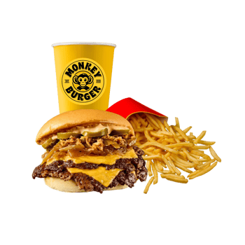 Double Chilli Cheese Smash Burger als Menü Double Chilli Cheese Smash Burger als Menü