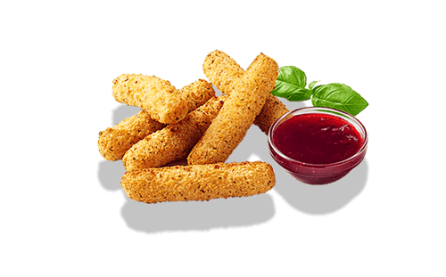 Mozzarella Sticks incl. Preiselbeer DIP